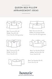 Arrange Pillows On A Queen Size Bed
