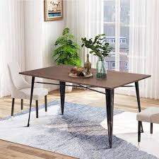 The table measures 38'' l x 60'' w x 30'' h, and can comfortably seat six for dinner or drinks. Get The Williston Forge Tippett 36 Dining Table Solid Wood Metal Wood In Brown Black Size Small Seats Up To 4 Wayfair From Wayfair Now Accuweather Shop