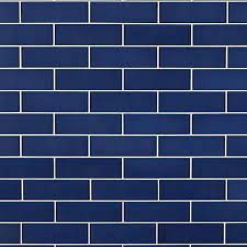 Pure True Blue Glass Tile 3 X 9 8