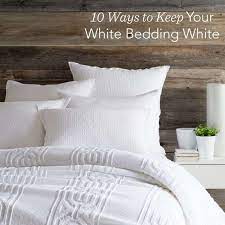 white bedding white