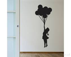 Banksy Floating Balloons Silhouette