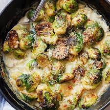 Creamy Brussel Sprouts Au Gratin gambar png