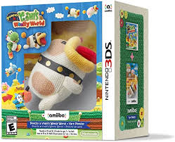 You can also design and play as your very own yarn yoshi, . Nintendo Poochy Yoshi S Woolly World Plus Yarn Poochy Amiibo Nintendo 3ds Nintendo 3ds Video Games Amazon Ca