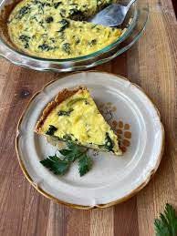 spinach leek and goat cheese quiche