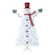 Free delivery on order over £50. Holiday Time Pre Lit Snowman Artificial Christmas Tree White Lights White Color 6 5 Walmart Com Walmart Com