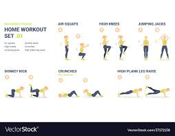bodyweight exercise vector image