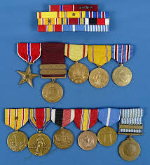 korean war u s navy medals group