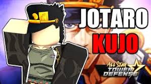 In this game you can use your units to fend off waves of enemies. Code Jotaro Kujo All Star Tower Defense Showcase Roblox Youtube