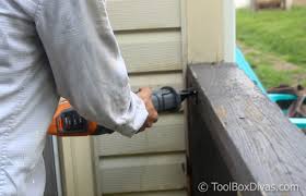 how to remove deck or porch railing