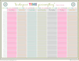 Printable Weekly Schedule Template Shared By Myla Scalsys