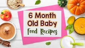 baby food chart along with recipes