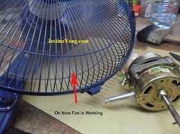 burnt coil in fan motor winding