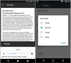 How To Change Text And Display Size On Android Nougat And Older For