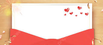 Romantic Love Letter Design Background