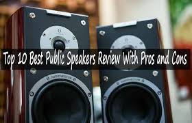 Top 9 Best Powered Pa Speakers Review With Pros And Cons