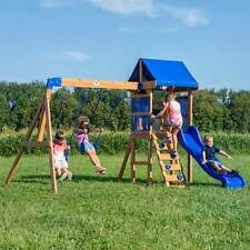 It's just what your child and her friends need to have some good play time! Backyard Discovery Montpelier Cedar Wooden Swing Set For Sale Online Ebay