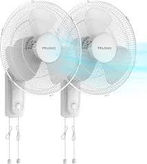 Pelonis 16 Wall Mount Fan With 3 Sd