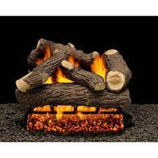 Vented Propane Gas Fireplace Logs