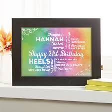 personalised 21st birthday gifts for