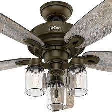 What is the most common feature for ceiling fans? Hunter Crown Canyon 52 In Indoor Regal Bronze Ceiling Fan 53331 The Home Depot Ceiling Fan Bedroom Bronze Ceiling Fan Farmhouse Ceiling Fan