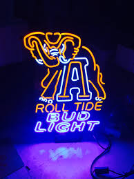 Us 80 0 Neon Sign Elephant Bud Light Gass Neon Miller Genuine Draft Neon Sign Led Neon Beer Sign With Acrylic Base On Aliexpress