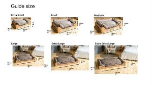 Personalized Wooden Dog Bed With