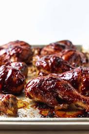 easy oven roasted barbecue en legs
