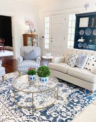 the best blue and white area rugs