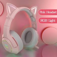 onia k9 pink cat ears gaming