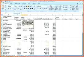 Budget Worksheets Excel Personal Budget Spreadsheet By Business