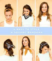 6 diy ways to style a bandana for