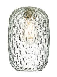 Dimpled Glass Pendant Lamp Shade