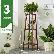 This indoor and outdoor plant stand is manufactured from solid steel rod with elegant feet design and scrolled finial these decorative cast iron plant stands on wheels. 2 3 Layer Tall Plant Stand Indoor Flower Plant Pot Holder Mid Century Bamboo Plant Stand Display Shelf Flower Stand Shopee Philippines