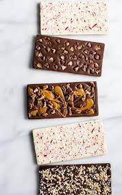 homemade chocolate bars browned