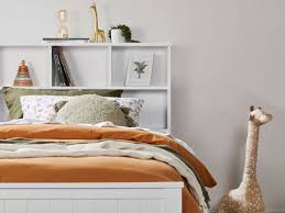 myer white single bed with trundle