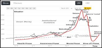Speculative Bubble Bitcoin Ethereum Market Chart Ponto De