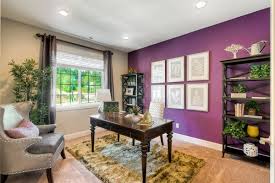 A Purple Accent Wall Gives This Home