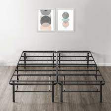 easy setup bi fold metal bed frame w