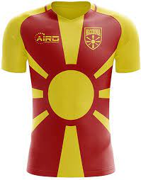 Versandkostenfrei zahlung auf rechnung kostenlose retoure. Airo Sportswear 2018 2019 Macedonia Home Concept Football Soccer T Shirt Trikot Amazon De Bekleidung