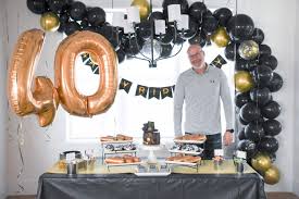 40th birthday themes for him start at