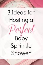 hosting a perfect baby sprinkle shower