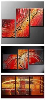 Red Canvas Painting