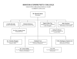 Executive Organizational Chart By Hostos Community College