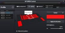 hp omen software : control software, rgb software