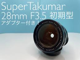 WEB限定】 F3.5 28mm Super-Takumar Asahi 初期型 Pentax レンズ(単焦点) - conewago.com
