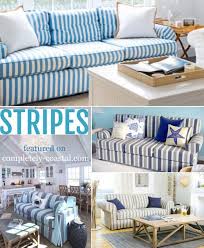 Striped Sofa Ideas For A Coastal