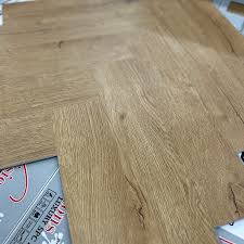 harvest oak 5mm spc herringbone floor