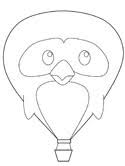 Color the balloons in primary & secondary colors. Hot Air Balloon Coloring Pages