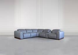 karl leather reclining sectional sofa