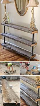 easy diy console table and sofa table